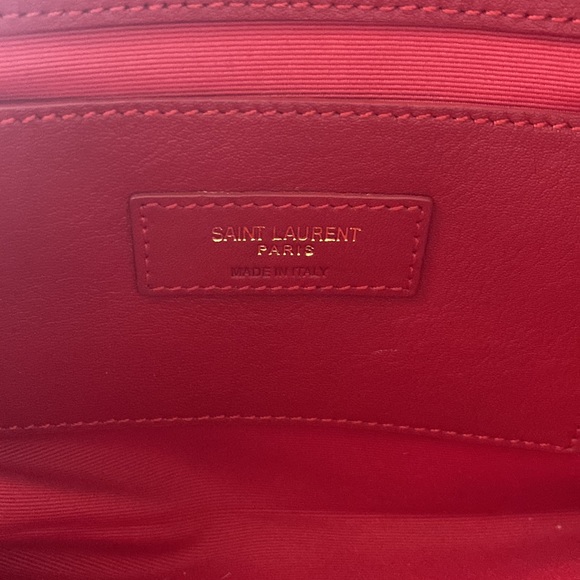 YSL Red fringe clutch - Picture 4 of 7